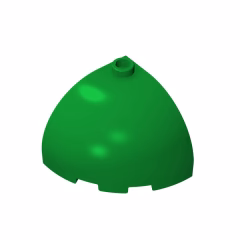 GOBRICKS GDS-1078 Round Corner 3 x 3 x 2 Dome Top - YWOBB