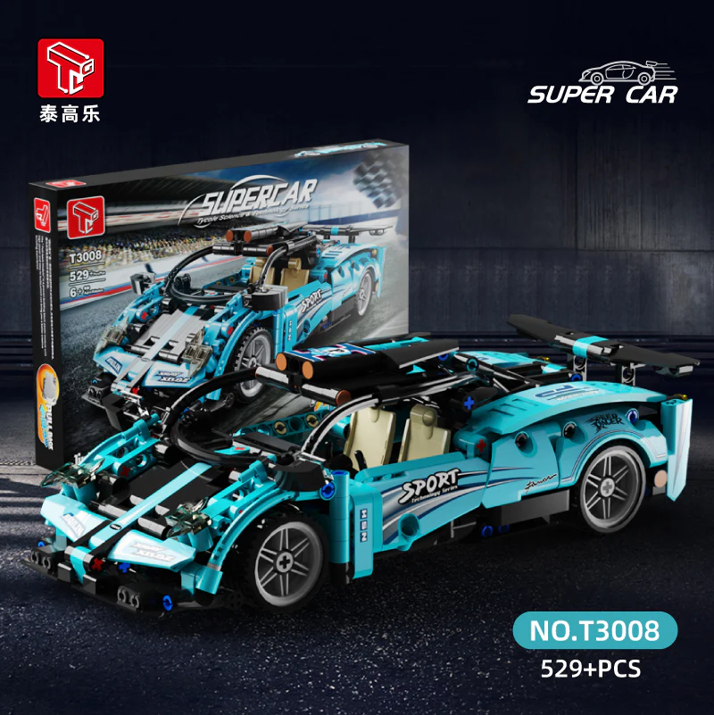 TGL T3001-3008 Pull Back Cars - YWOBB