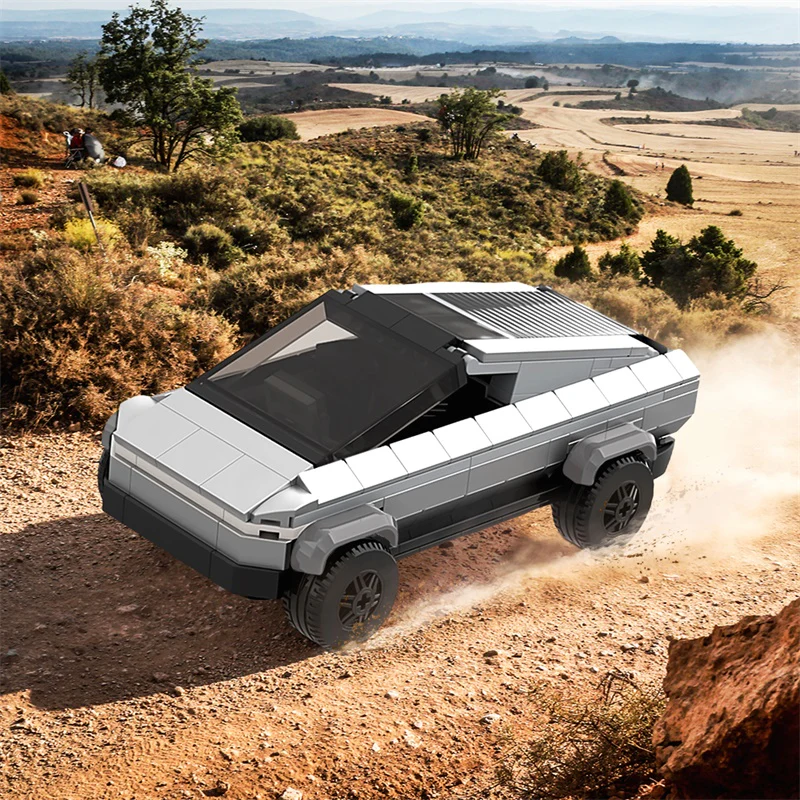 GOBRICKS MOC 165923 Tesla Cybertruck - Beast Mode - YWOBB