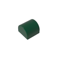 GOBRICKS GDS-M255	Slope Curved 1 x 1 x 2/3 Double - YWOBB