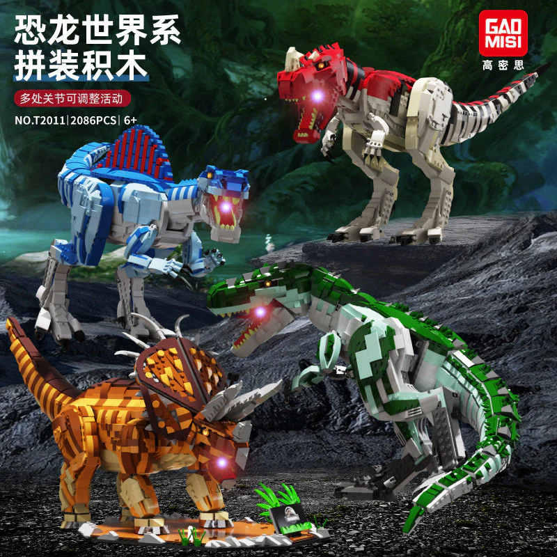 GAO MISI T2010 - 2013 Dinosaur world with lights - YWOBB