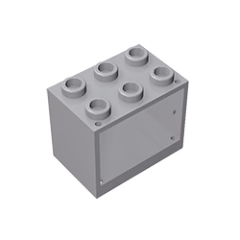 GOBRICKS GDS-1299 Cupboard 2 x 3 x 2 - Hollow Studs - YWOBB