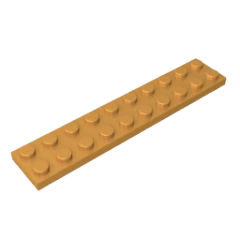 GOBRICKS GDS-514 Plate 2 x 10 - YWOBB
