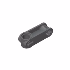 GOBRICKS GDS-1172 Axle and Pin Connector Perpendicular 3L with Pin Hole - YWOBB