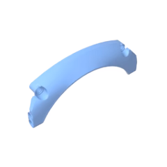 GOBRICKS GDS-21031 Technic Panel Car Mudguard Arched #41 13 x 2 x 5 Rounded Top - YWOBB