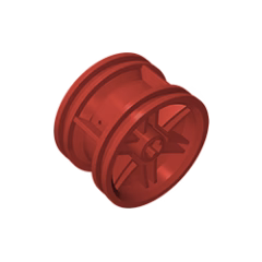 GOBRICKS GDS-1231 Wheel 30.4mm D. x 20mm with No Pin Holes and Reinforced Rim - YWOBB