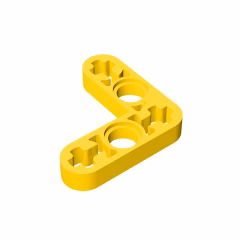GOBRICKS GDS-692 Modified Bent Thin L-Shape 3 x 3 - YWOBB