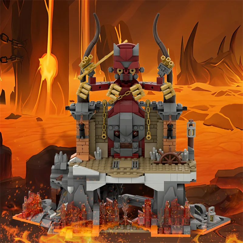 GOBRICKS MOC A1349 Raiders of the Lost Ark Scene - YWOBB