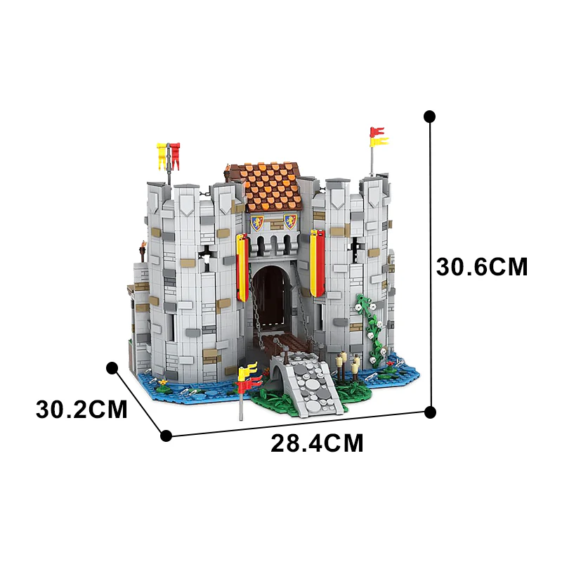 GOBRICKS MOC 157507 The gate of Bricktenstein castle - YWOBB
