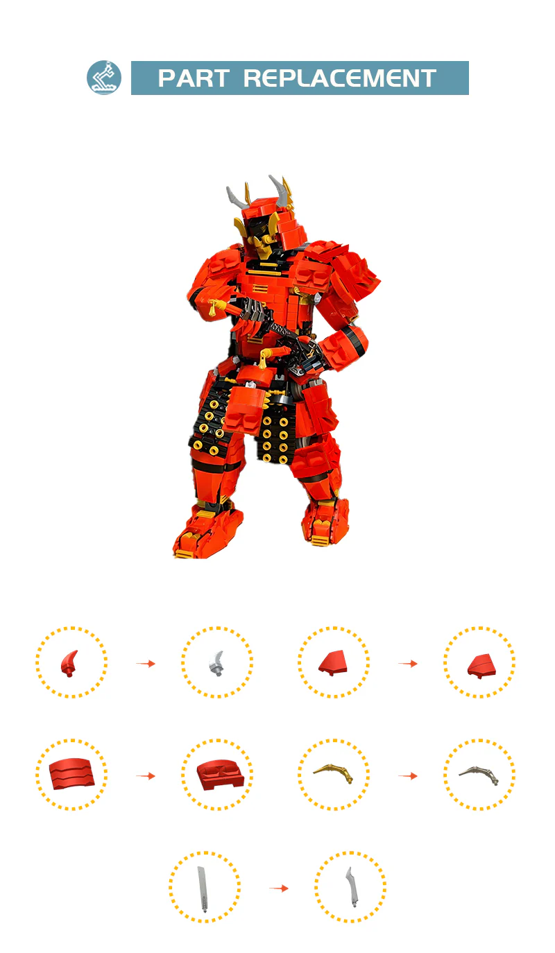 MOC 124601 Demon Samurai Mech - YWOBB