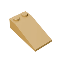 GOBRICKS GDS-775 Slope 18 4 x 2 - YWOBB