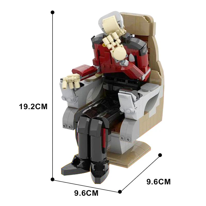 GOBRICKS MOC 129631 PICARD FACEPALM Figure - YWOBB