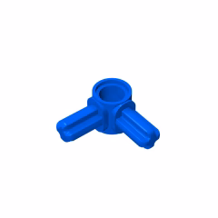 GOBRICKS GDS-924 Axle and Pin Connector Hub with 2 Perpendicular Axles - YWOBB