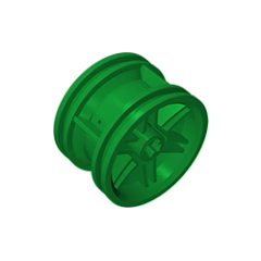 GOBRICKS GDS-1231 Wheel 30.4mm D. x 20mm with No Pin Holes and Reinforced Rim - YWOBB