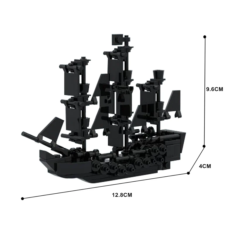 GOBRICKS MOC 146862 Black Pearl - YWOBB