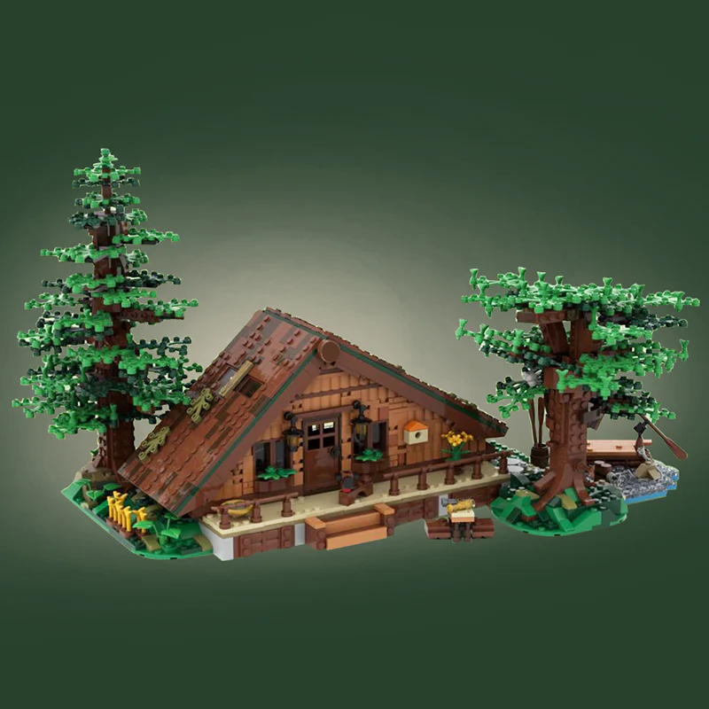 GOBRICKS MOC 143807 Forest Cabin - YWOBB