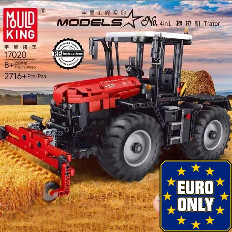 Mould King 17020 RC Tractor Fastrac 4000er series OVP EU Warehouse Version - YWOBB