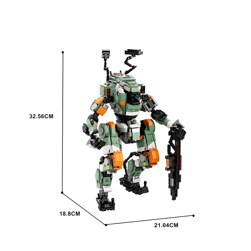 GOBRICKS MOC A0517 titanfall - YWOBB