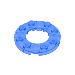 GOBRICKS GDS-842  Round 4 x 4 with 2 x 2 Round Open Center - YWOBB