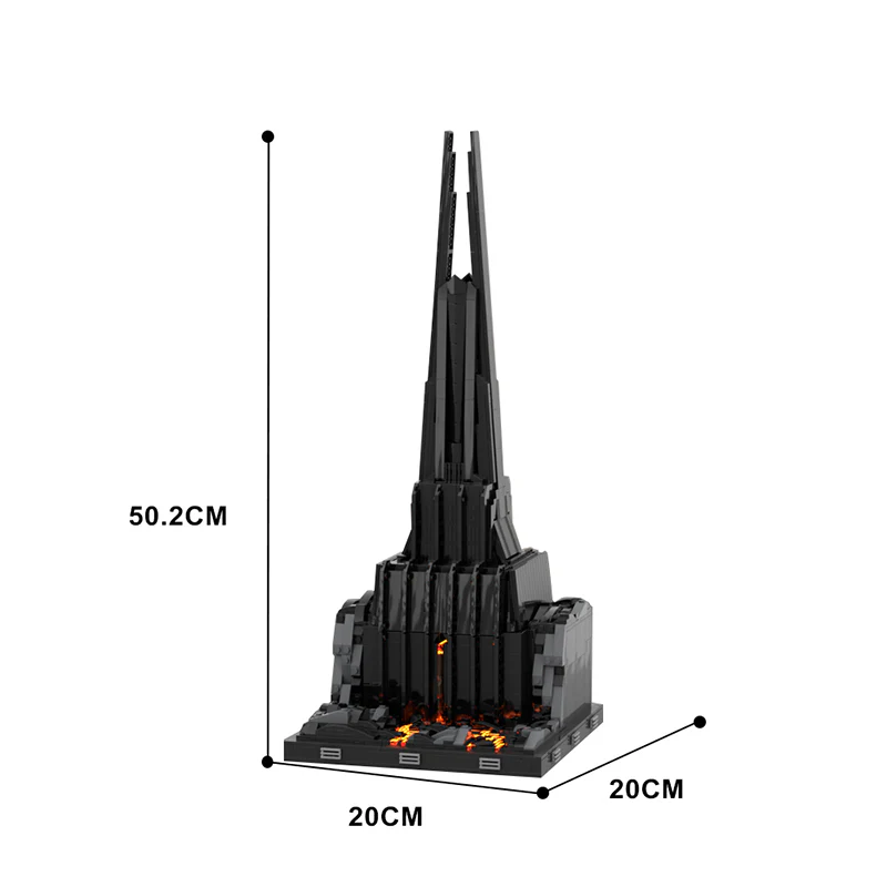GOBRICKS MOC 149491 Fortress Vader - YWOBB