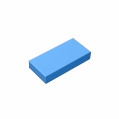GOBRICKS GDS-566 Tile 1 x 2 - YWOBB