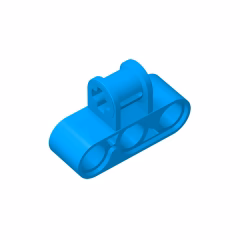 GOBRICKS GDS-939 Axle and Pin Connector Perpendicular Triple - YWOBB