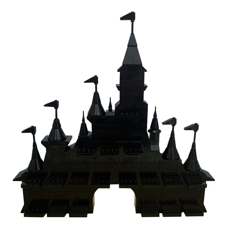 GOBRICKS MOC 145641 Cinderella Castle 100 Celebration - Minifigures Display Stand - YWOBB