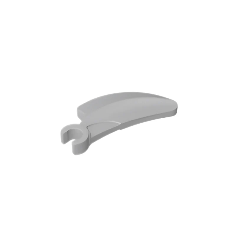 GOBRICKS GDS-90490 Barb / Claw / Horn / Tooth with Clip Curved - YWOBB