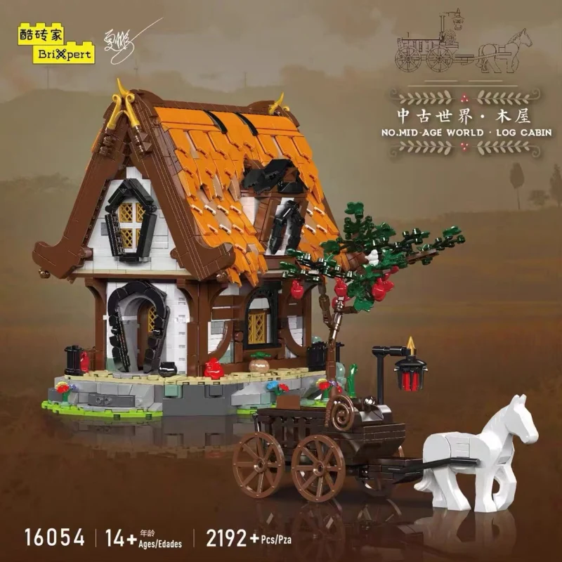 Mould King 16054 Midage World Log Cabin - YWOBB