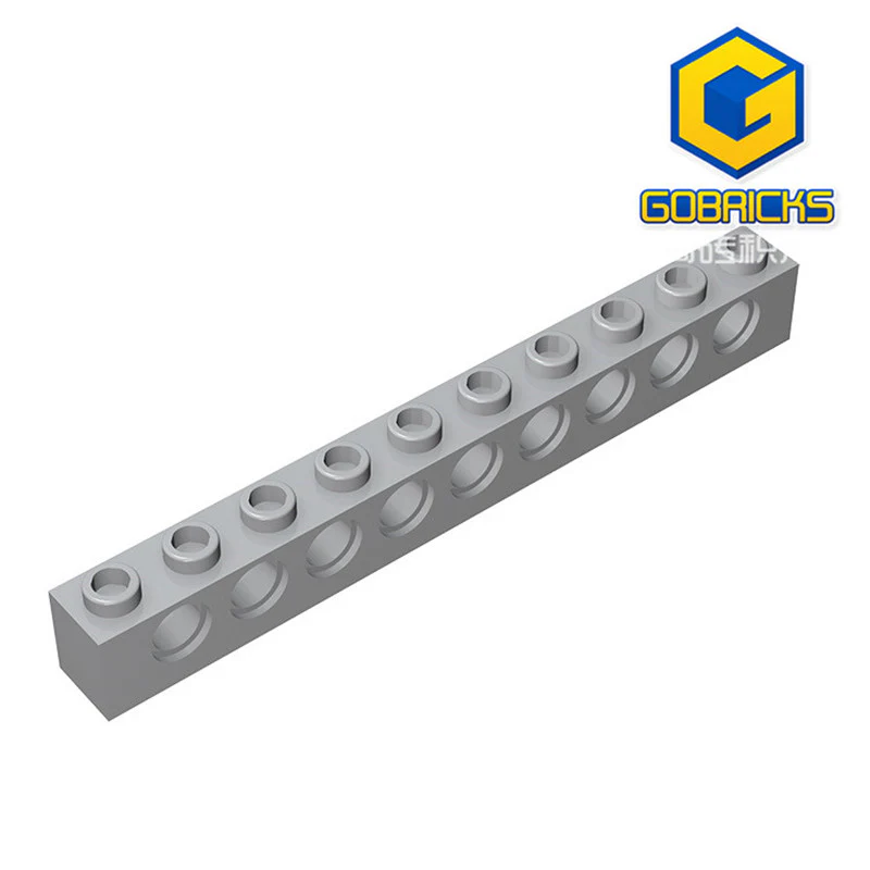 GOBRICKS GDS-628  Brick 1 x 10 with Holes - YWOBB