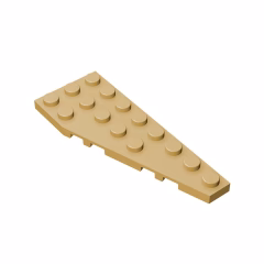 GOBRICKS GDS-553  Plate 8 x 3 Right - YWOBB