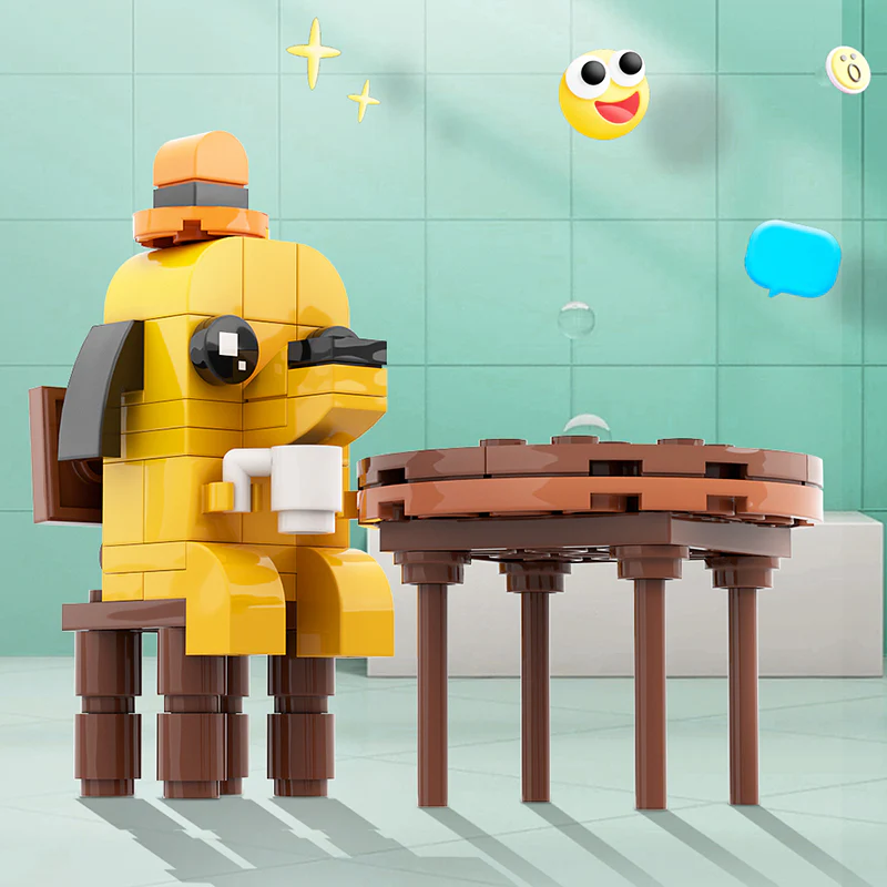 GOBRICKS MOC A0447Y02 this is fine dog - YWOBB