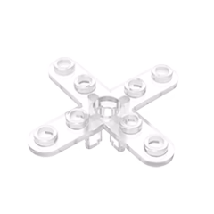 GOBRICKS GDS-1185 Propeller 4 Blade 5 Diameter with Rounded Ends and Open Hub - YWOBB