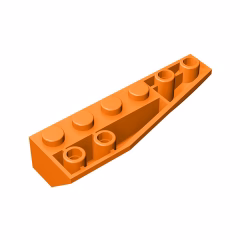 GOBRICKS GDS-767 Wedge 6 x 2 Inverted Right - YWOBB