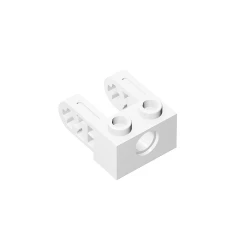 GOBRICKS GDS-1073 Brick 1 x 2 with Hole and Dual Liftarm Extensions - YWOBB