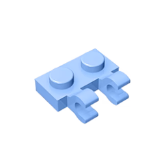 GOBRICKS GDS-816  Modified 1 x 2 with 2 U Clips - YWOBB