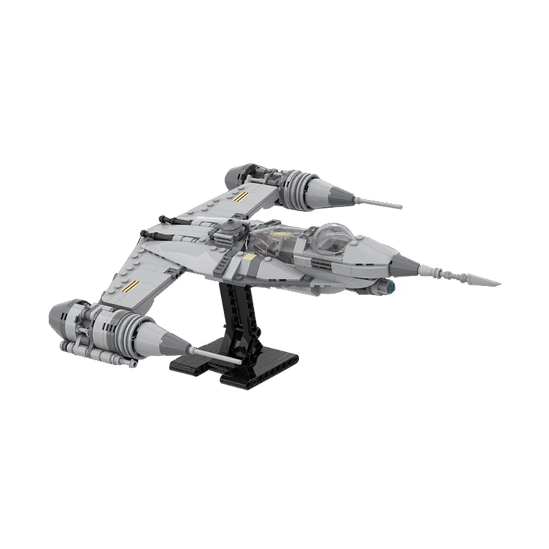 GOBRICKS MOC 99914 The Mandalorian n-1 fighter - YWOBB