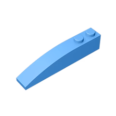 GOBRICKS GDS-655  Curved 6 x 1 - YWOBB