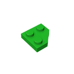 GOBRICKS GDS-1503 Plate 2 x 2 Cut Corner - YWOBB