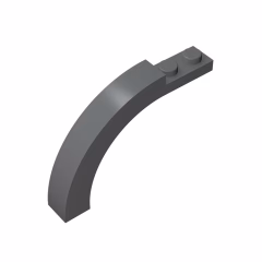 GOBRICKS GDS-720 Arch 1 x 6 x 3 1/3 Curved Top - YWOBB