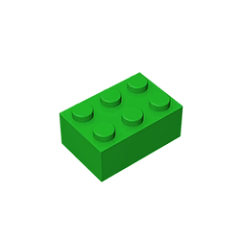 GOBRICKS GDS-541 Brick 2 x 3 - YWOBB
