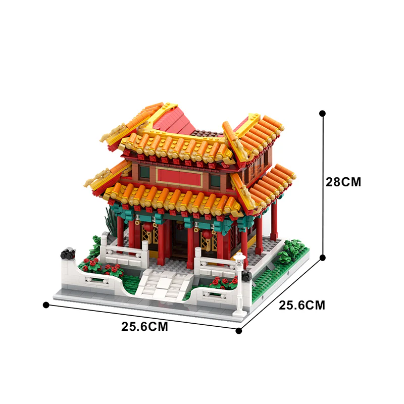 GOBRICKS MOC 67779 Chinese Temple - YWOBB