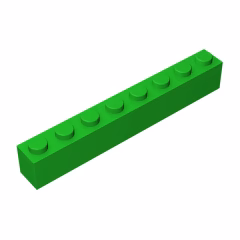 GOBRICKS GDS-536 Brick 1 x 8 - YWOBB