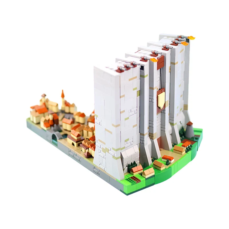 GOBRICKS MOC 129657 The Wall - YWOBB