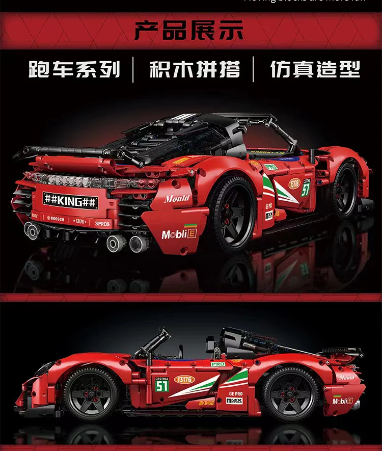 Mould King 13176 Porsche 911 OVP EU Warehouse Version - YWOBB