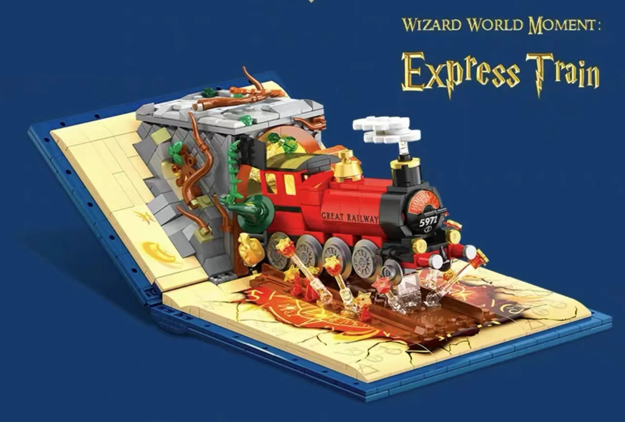 JIE STAR JJ9059 Harry Potter Wizard World Monment Express Train - YWOBB
