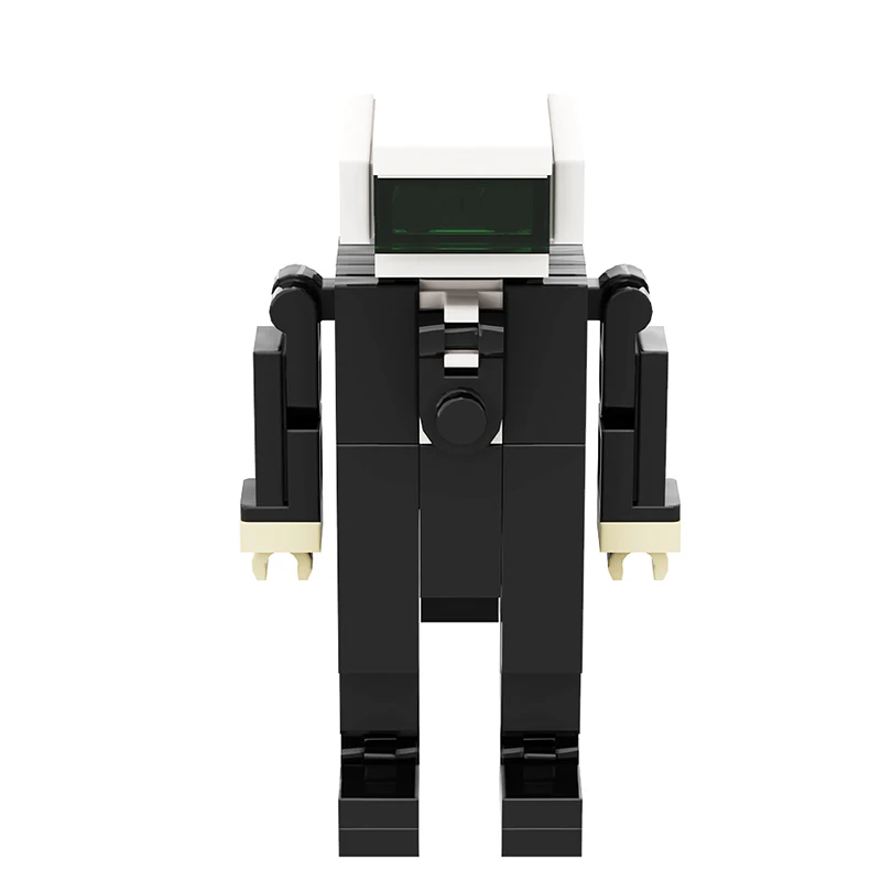 GOBRICKS MOC A0981 toilet man fight - YWOBB