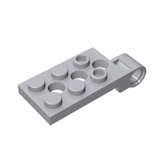 GOBRICKS GDS-853 Hinge Plate 2 x 4 with Pin Hole and 3 Holes - Top - YWOBB
