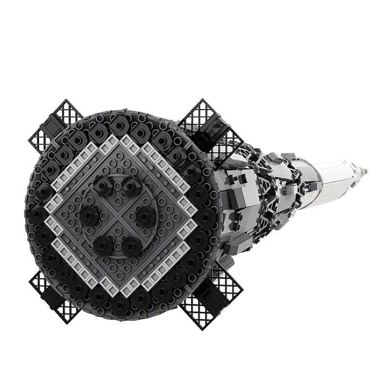 GOBRICKS MOC 109332 Rocket N-1 - YWOBB