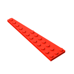 GOBRICKS GDS-707  Plate 12 x 3 Right - YWOBB
